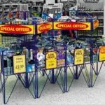 Morrisons Blue Dump Bins
